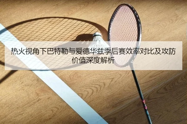 热火视角下巴特勒与爱德华兹季后赛效率对比及攻防价值深度解析